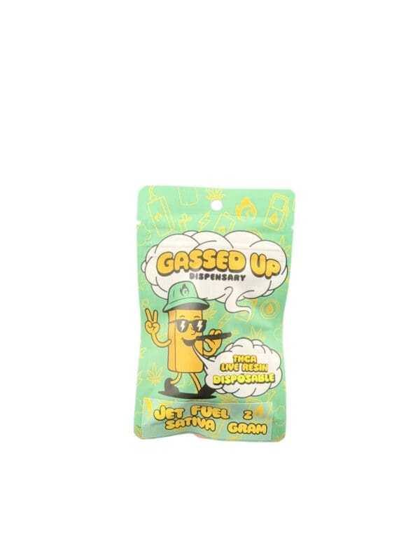 Gassed Up - Live Resin Disposable - Jet Fuel - 2g Gassed Up - Live Resin Disposable - Jet Fuel - 2g