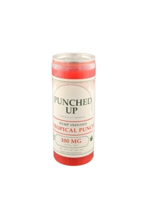 Punched Up Fruit Punch 12oz Delta 9 infused drink, 100mg, made in-house by Gassed Up