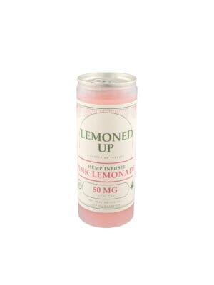 Lemoned up Pink Lemonade 12oz Delta 9 infused drink, 50mg, made in-house by Gassed Up