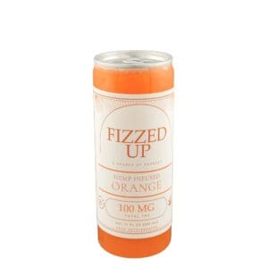 Fizzed Up Orange Delta 9 infused drink, 12oz, 100mg D9 THC