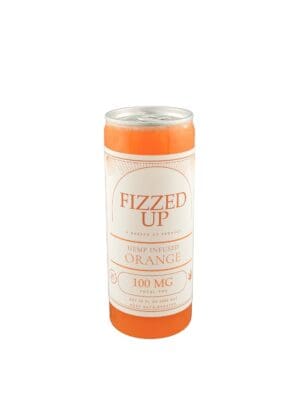 Fizzed Up Orange Delta 9 infused drink, 12oz, 100mg D9 THC
