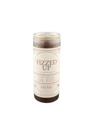 Fizzed Up Dr.Fizz Delta 9 infused drink, 100mg, 12oz, made by Gassed Up
