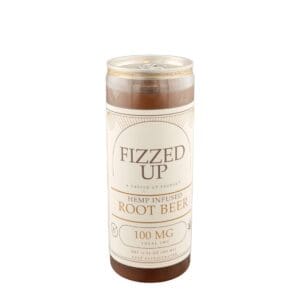 Fizzed Up Root Beer infused drink, 12oz, 100mg Delta 9 THC, made in-house by Gassed Up