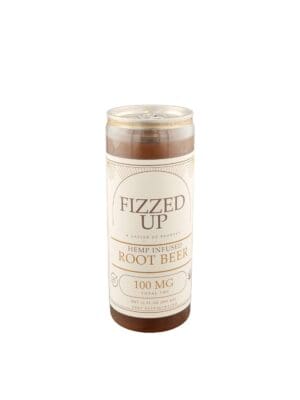 Fizzed Up Root Beer infused drink, 12oz, 100mg Delta 9 THC, made in-house by Gassed Up