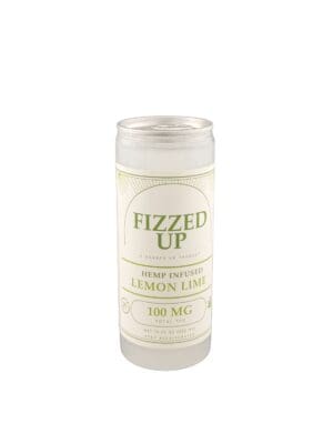 Fizzed Up Lemon Lime D9 100mg infused drink, 12oz, made in-house by Gassed Up